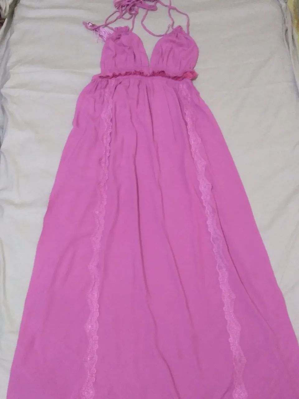 Vestido De alçinha Rosa  - Foto 2