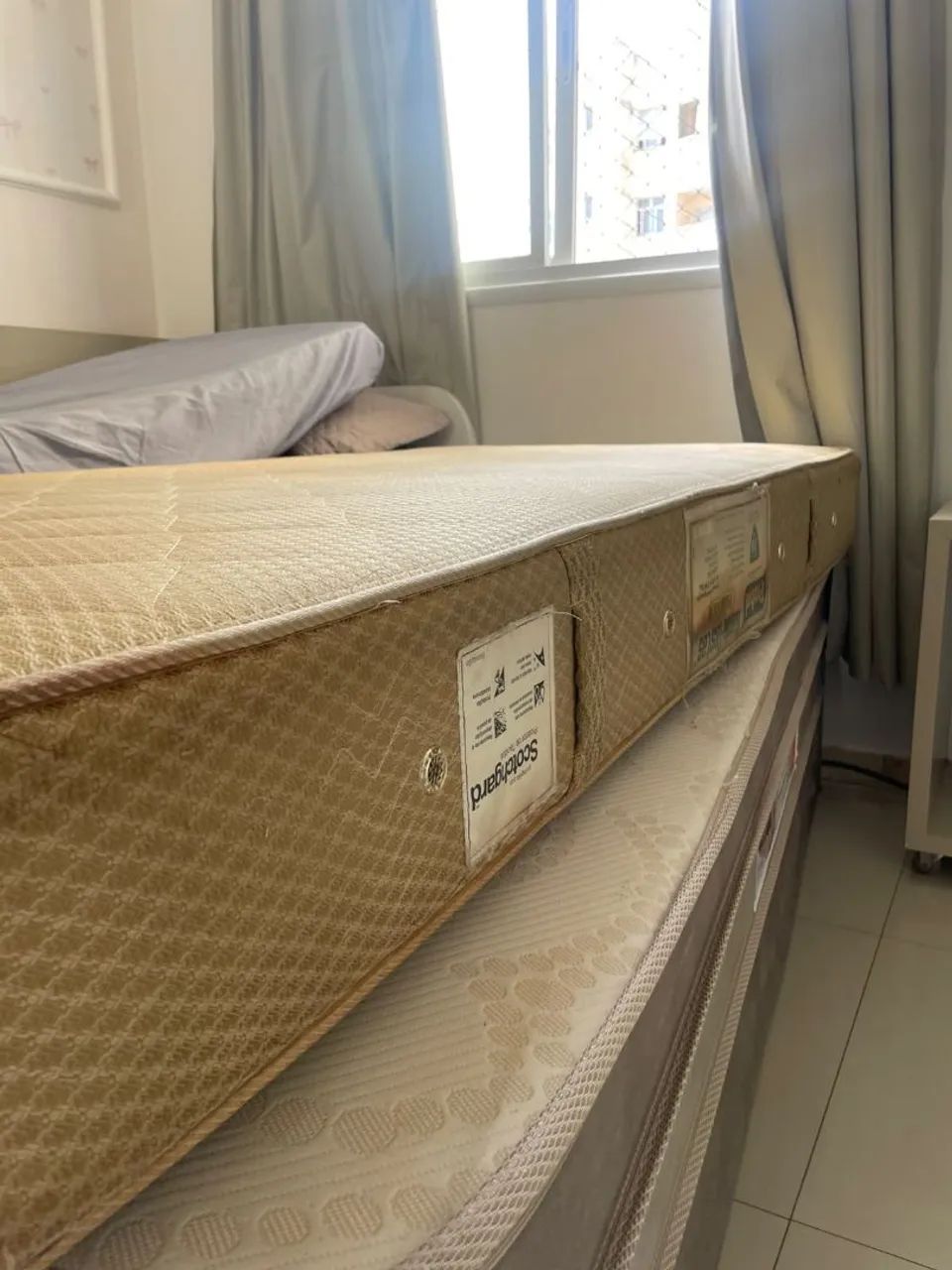 Cama box solteiro + Colchão de mola solteiro  - Foto 2