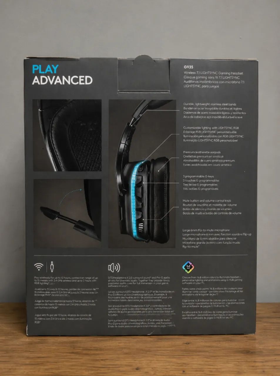 Headset Sem Fio Logitech G935 - Foto 3