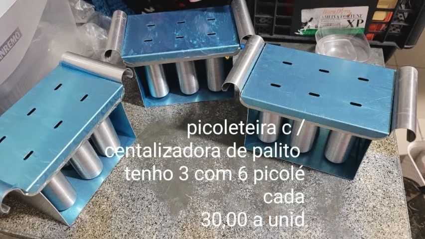 Picoleteira com centralizadora de palito 