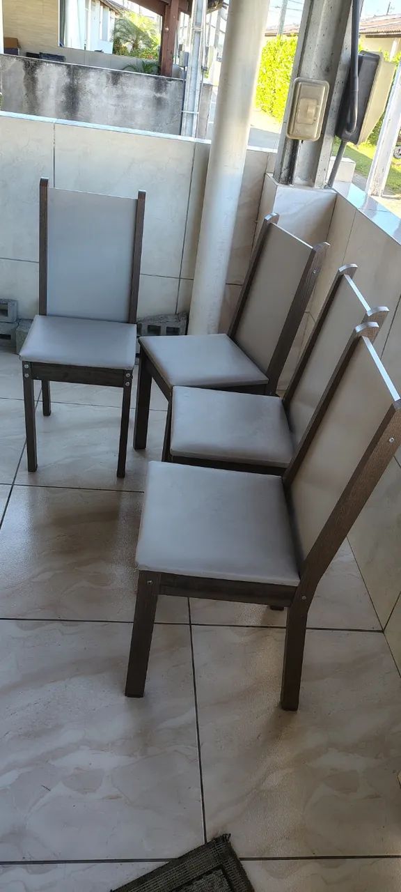 4 Cadeiras MDF 