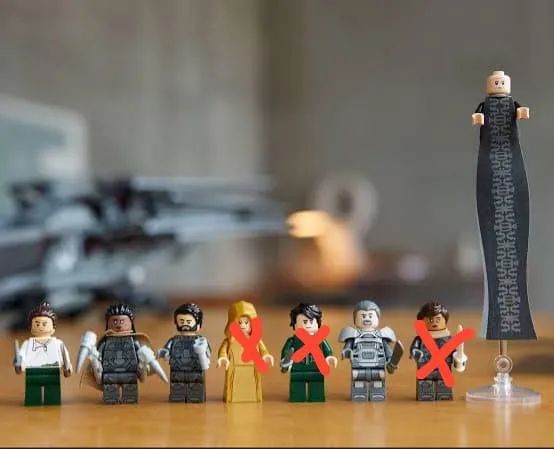 Lego minifigure dune lote 10327