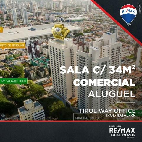 Sala comercial com 34m² no Tirol Way Office
