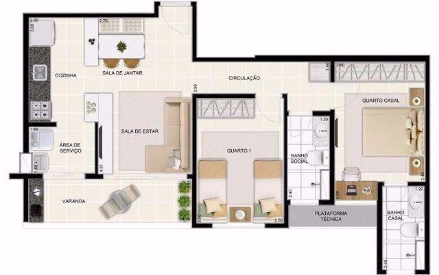 ||| Aptos 85m² Condomínio Parque Ponta Negra ||| - Foto 6