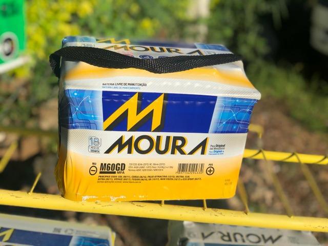 Bateria Moura 60 amperes com 18 Meses de garantia