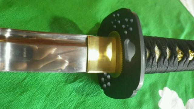 Espada Katana Ninjato Shinobigatana Oniyuri Forjada Aço 1070 - Foto 5
