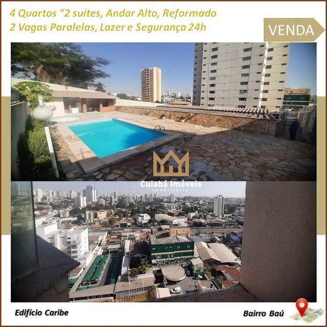 Apartamento para Venda em Cuiabá, Baú, 4 dormitórios, 2 suítes, 4 banheiros, 2 vagas - Foto 9
