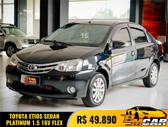 TOYOTA ETIOS PLATINUM SED. 1.5 FLEX 16V 4P MEC. 2016 FLEX