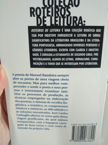 Roteiro de Leitura: Poesia de Manuel Bandeira