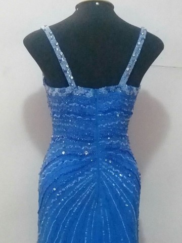 Vestido de festa azul royal  - Foto 5