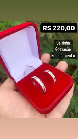 Promoção alianças de prata legítima  - Foto 4