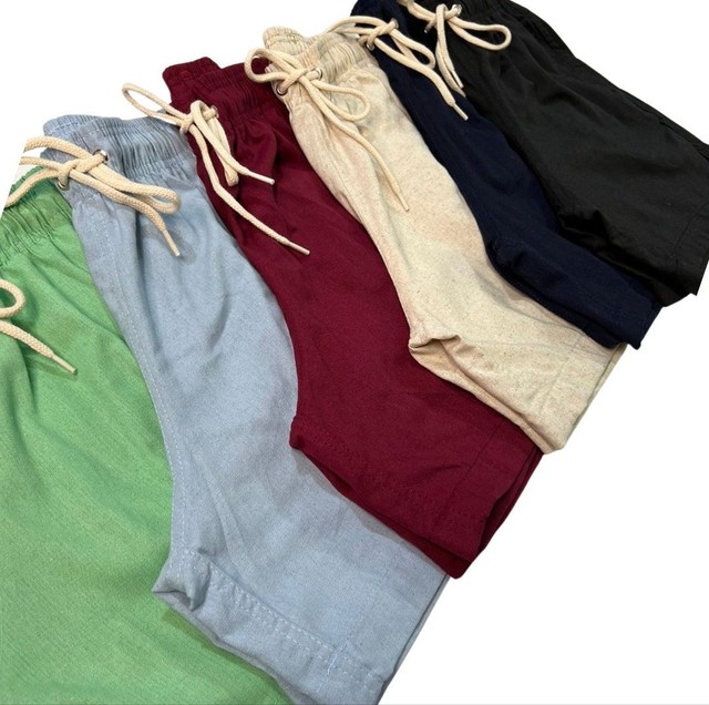 Short Linho Masculino Adulto  - Foto 5