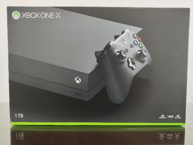 Xbox One X 4k 1tb Microsoft Preto + Nota Fiscal