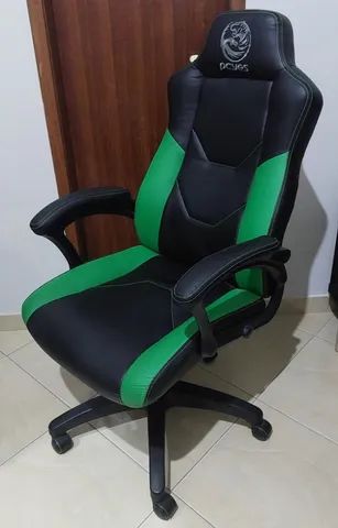 Cadeira Gamer de Escritório Preto Giratória 360 V6 Turbo Mad com