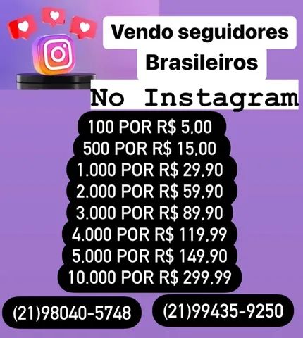 Vendo seguidores brasileiros no Instagram, curtidas, visualizações e mais. Impulsione 