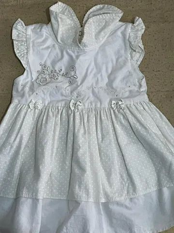 Conjunto Branco Vestido E Colete