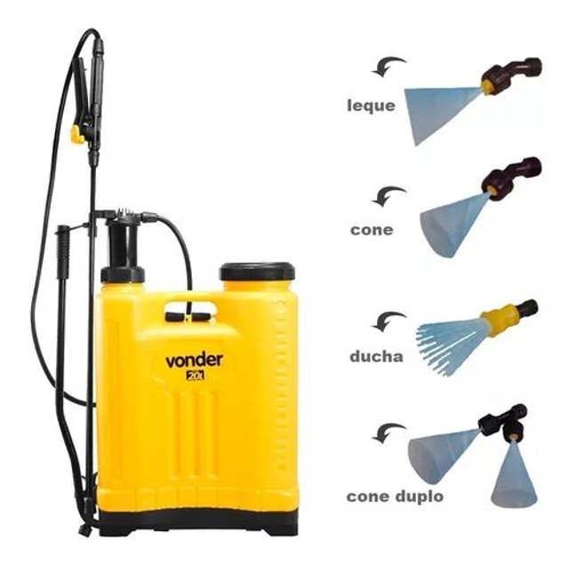 Pulverizador costal manual 20 litros PC 020 VONDER - Foto 3