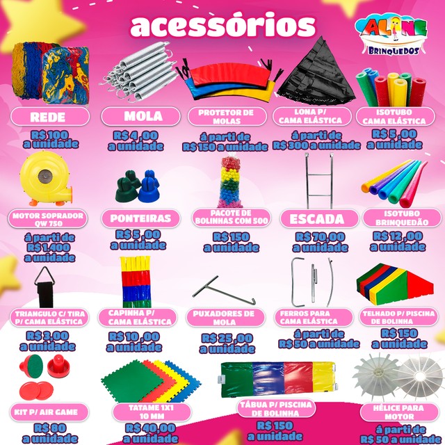 Assessórios para cama elástica 