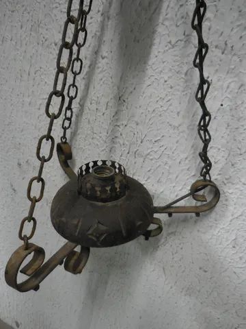 luminaria antiga estilo medieval. - Foto 3