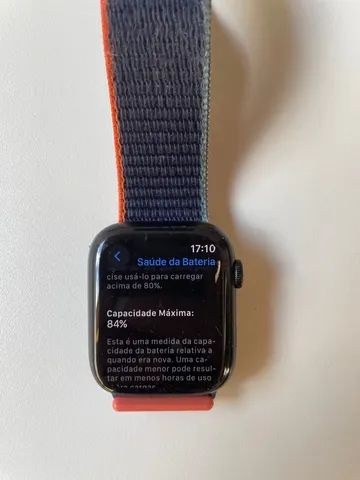 Relógio Apple Watch MKNY3LL/A SE 40mm / GPS - Prata/Azul no