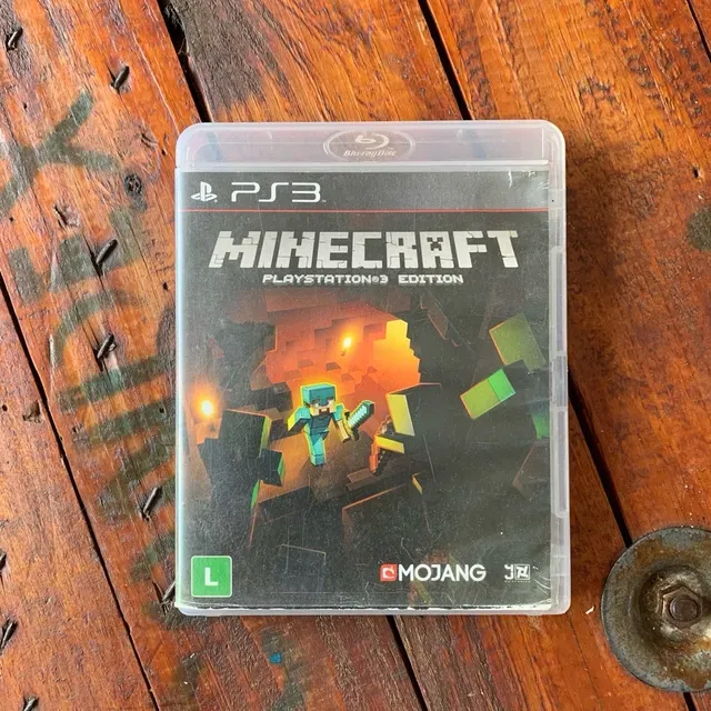 Jogo minecraft playstation 3 original