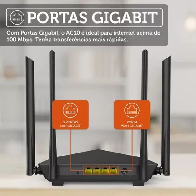 Roteador Access point Wisp Repetidor Tenda AC10 - Foto 2