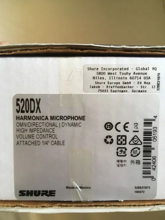 Microfone Shure 520DX GAITA  - Foto 6