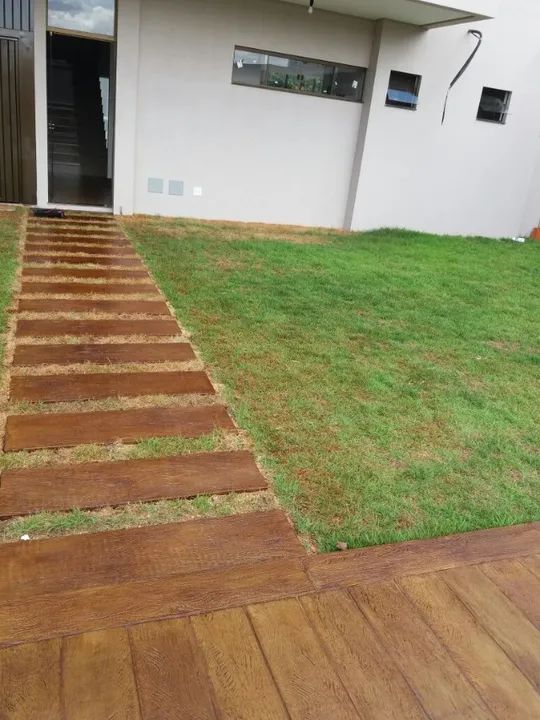 Piso cimenticio amadeirado deck - Foto 2