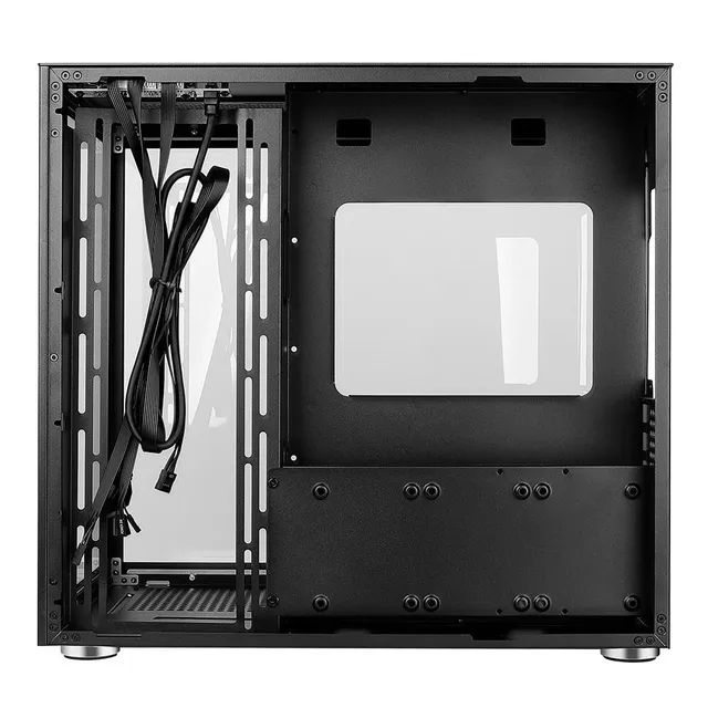 Gabinete Gamer Rise Mode Galaxy Glass Standard, Mid Tower, ARGB, ATX,10x Cooler Fan, Preto - Foto 5