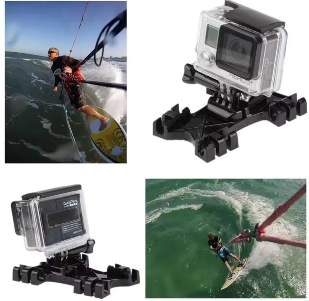 Suporte fixo Gopro Kit para Surfing Kite, Mount Holder  - Foto 2