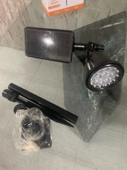 Luminária Solar com Sensor de Movimento 2,2W 200LM - Foto 3