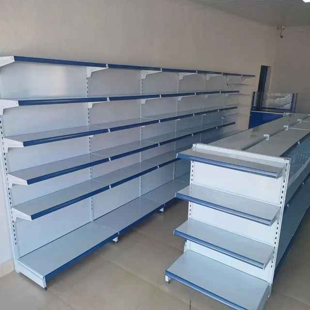 #Barra do Garças Gôndolas de parede em aço e gôndolas centrais pra supermercados  - Foto 4
