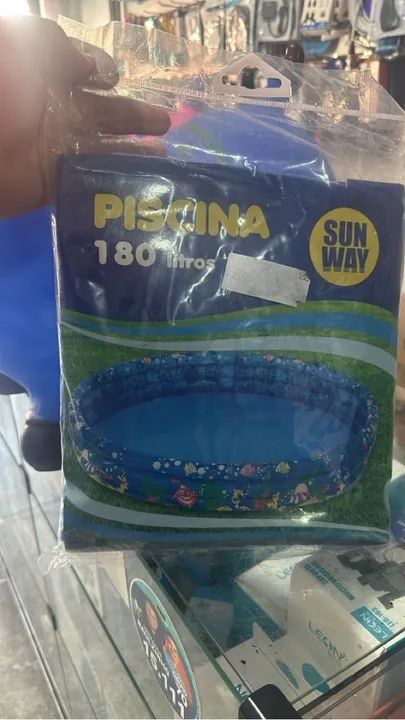 Piscina 180 litros inflável 