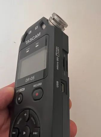 PRA SAIRc HAjE Microfone Tascam DR-05 - Qualidade Profissional de Áudio - Foto 2