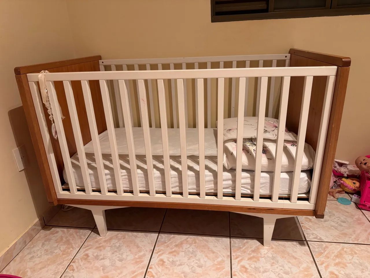 Berço Madeira Maciça + colchão  - Foto 3