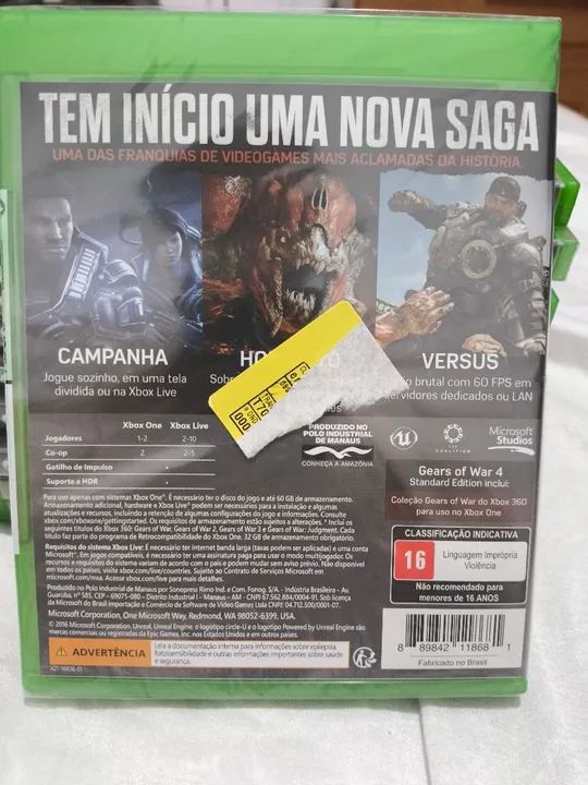Gears of War 4 - Xbox One - Novo - Foto 3