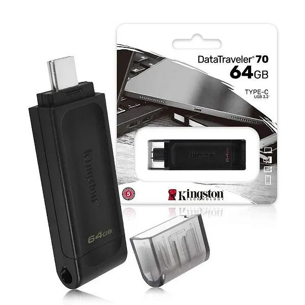 Pendrive Tipo C Kingston para Celular, Macbook, Notebook