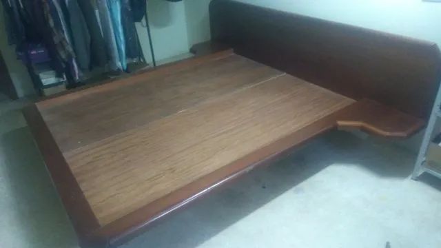 TORRO ! CAMA QUEEN SIZE EM MOGNO DESIGN EXCLUSIVO 