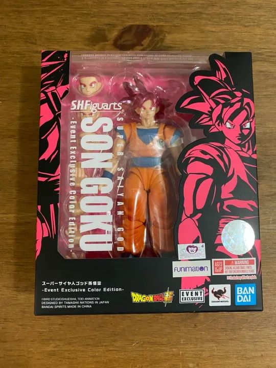 Goku God Event Exclusive color edition sh figuarts dragon ball lacrado