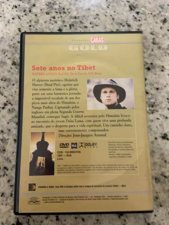 DVD Sete Anos no Tibet - Foto 2