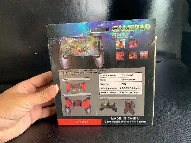 Game Pad Controle de Jogo de Celular 5 Em 1 - Foto 3