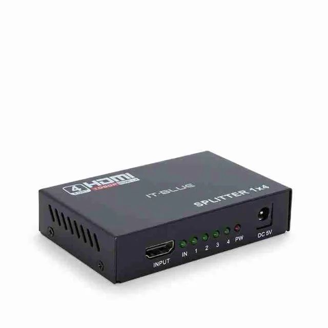 Splitter Hdmi 1x4 com Fonte Novo Promoção - Foto 3