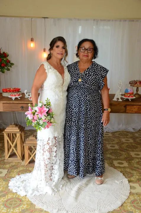 Vestido de noiva 2 em 1