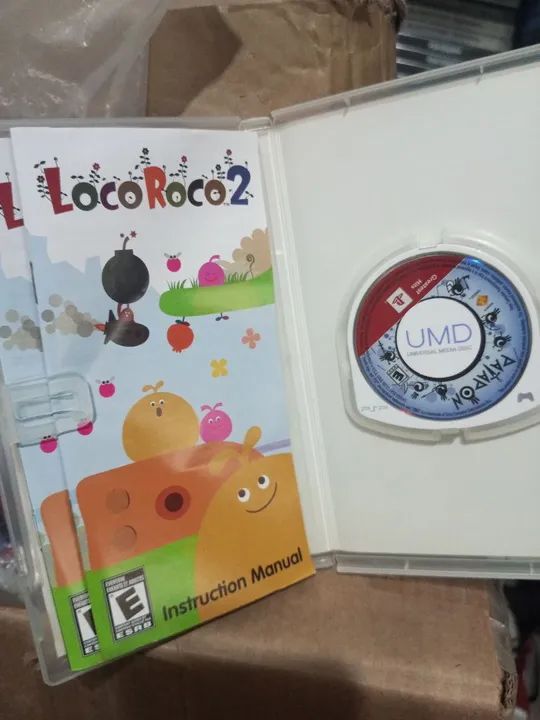 caixa Jogo game LocoRoco 2 e umd Patapon PSP playstation portable - Foto 2