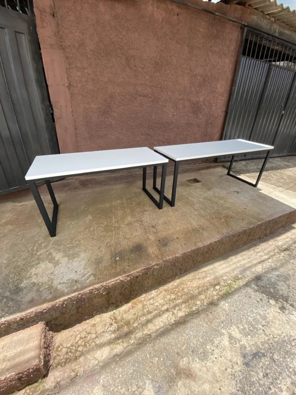 Mesa estilo industrial, mdf com espessura de 30 mm - Foto 5