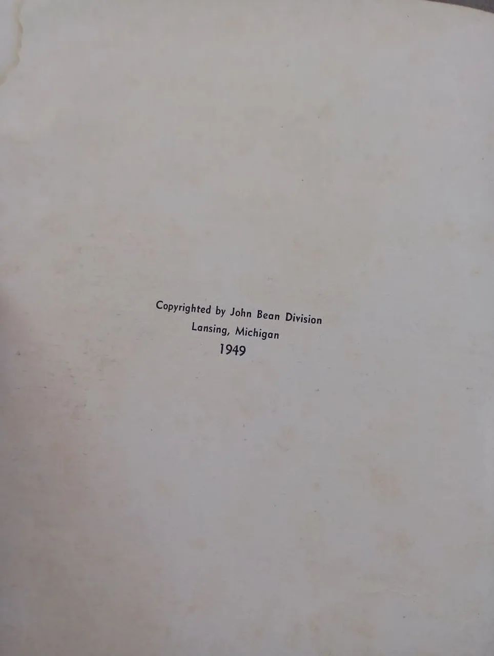 Livro antigo 1949 - John Bean - Manual alinhamento carro antigo  - Foto 3