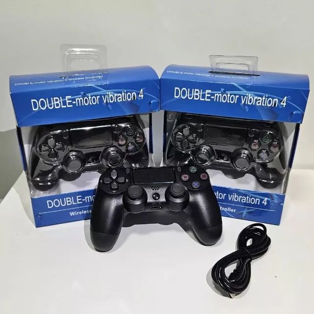 Controle para ps4 Wireless sem fio funciona em pc e tv com sistema xbox novos com garantia