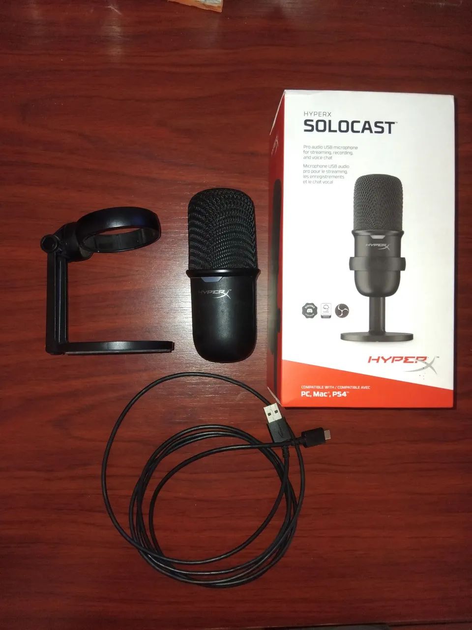Microfone USB HyperX SoloCast