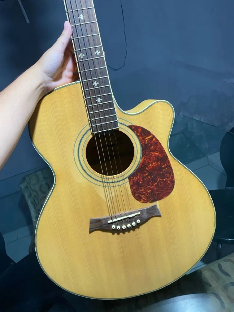 Violão Giannini Performance GF-4 CEQ M (Cordas de aço)