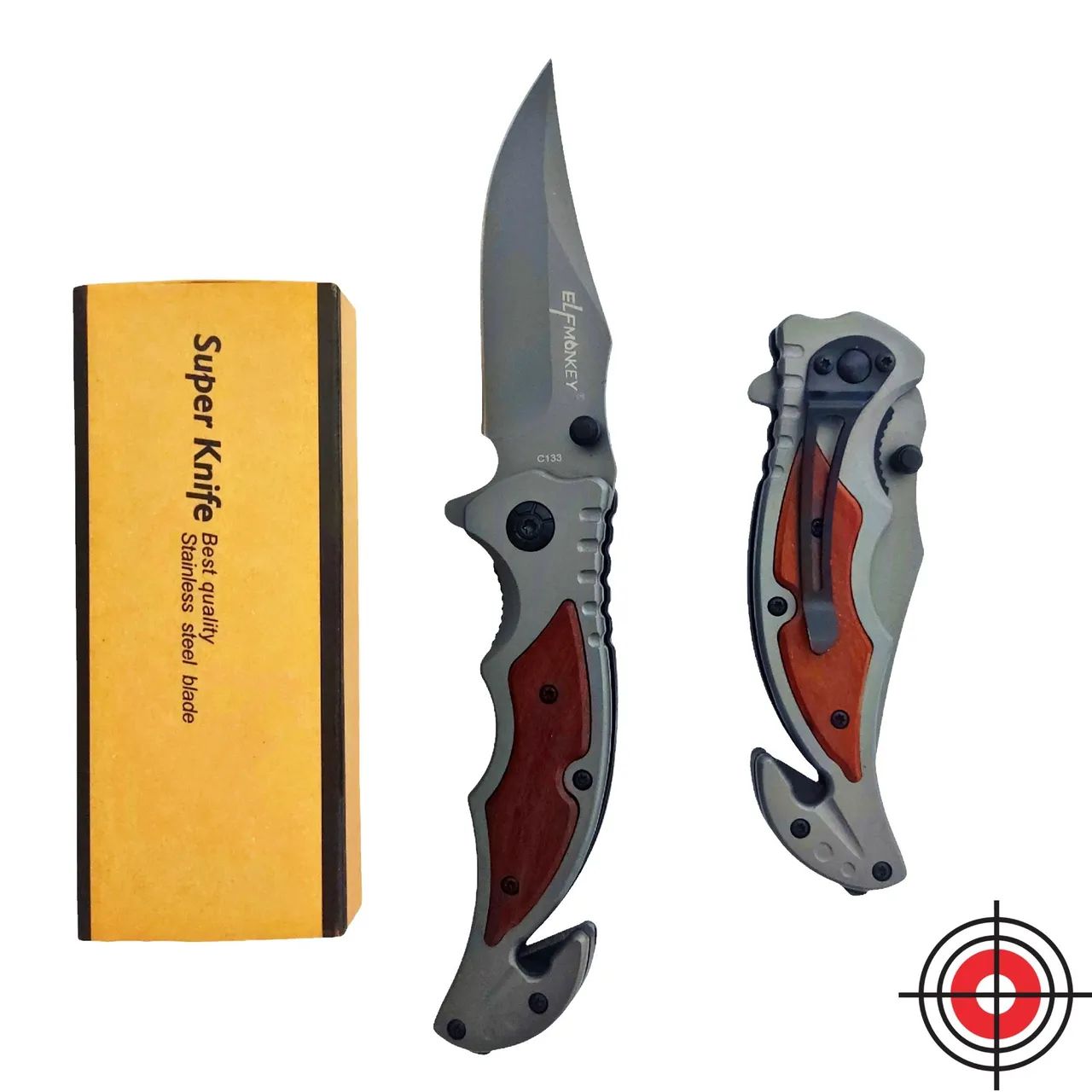 Canivete militar dobrável tatico- Acampamento e Sobrevivência - Foto 3